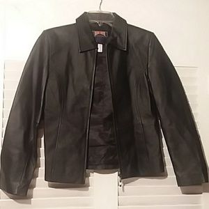 NWOT☆Black Leather Jacket